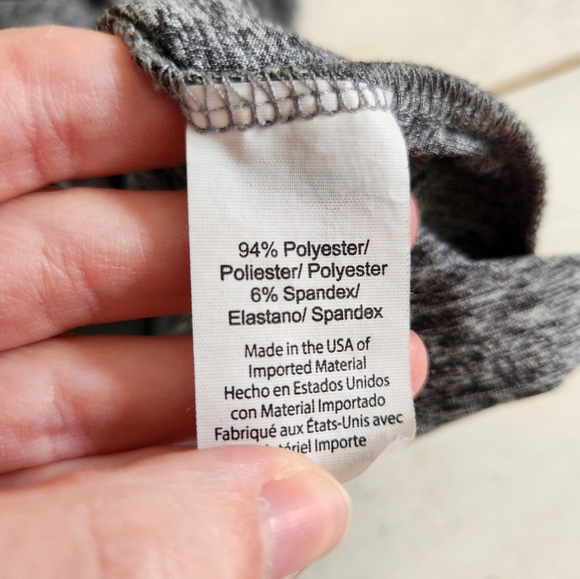 Beyond Yoga Peloton Criss Cross Open Slit Back Tank Top Gray Spacedye Small - Picture 5 of 7